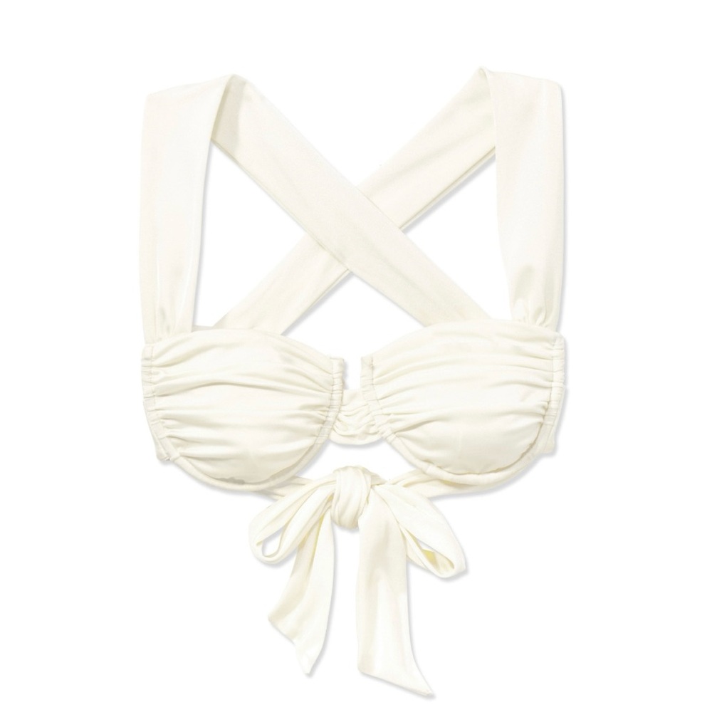 Inamorata Swim | Luciana Bikini Top and Bottom Avorio XS